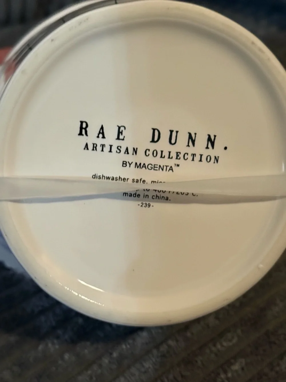 Rae Dunn White Floral 